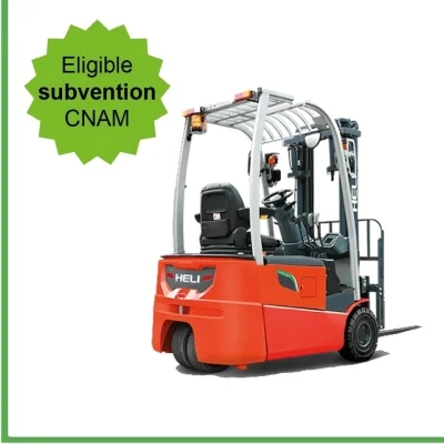 Chariot élévateur électrique Lithium 1600 kg 3 roues HELI - CPD16SQ-A6LiG3-S