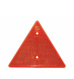 Catadioptre triangulaire couleur rouge