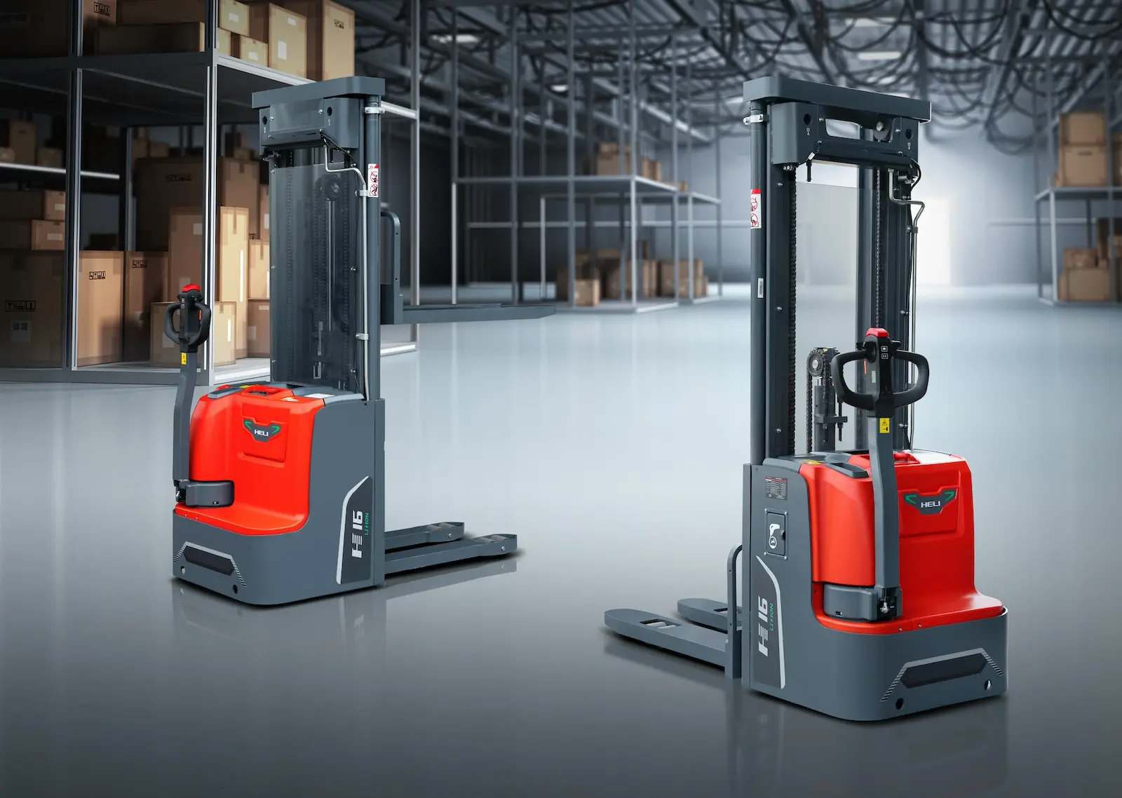 Gerbeur électrique Lithium 1600 kg accompagnant HELI - CDD16-A2LiH