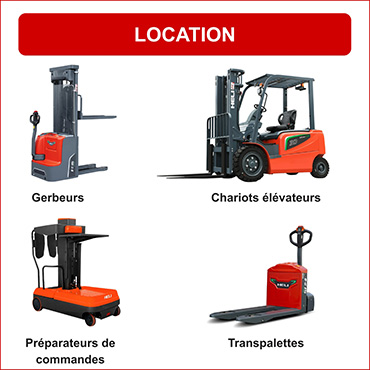 Location Chariot élévateur, transpalette, gerbeur... : Experlift