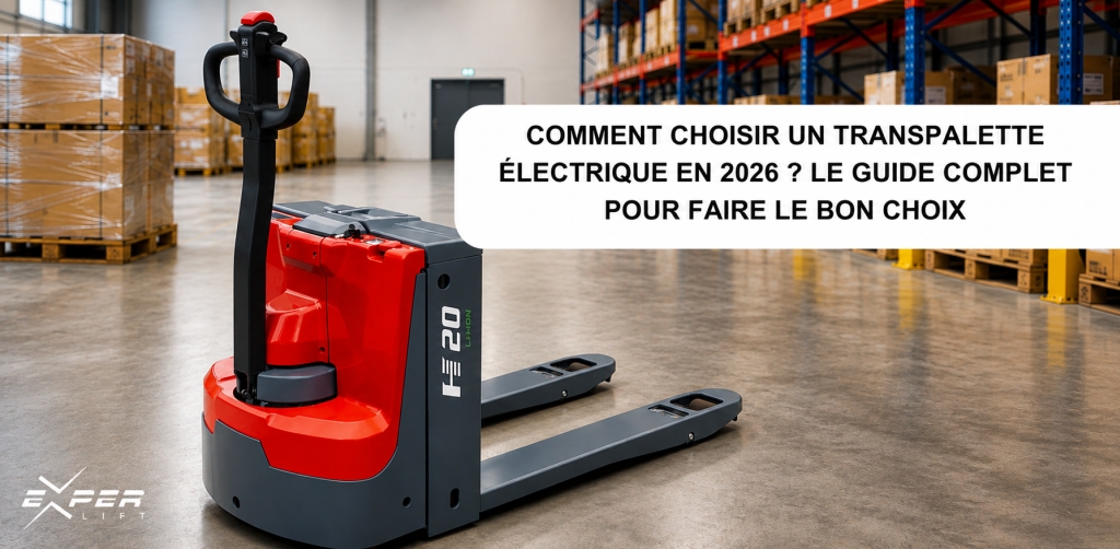 Comment choisir un transpalette &eacute;lectrique en 2026 ? Guide complet 