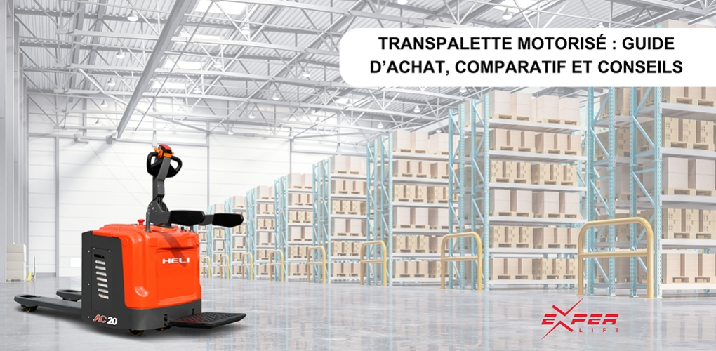Transpalette motoris&eacute; : guide d&rsquo;achat, comparatif et conseils